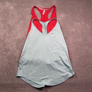 Under Armour Tank Top Lot 2 Pack Women's Medium‎ Red Light Blue Loose Fit